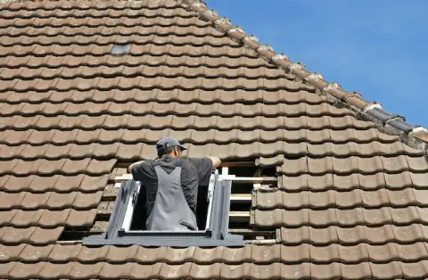 Pose de velux - Grand-Camp